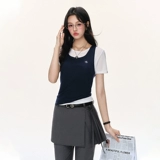 ANDYET AD1 Комплект, футболка, жилет, майка, круглый воротник