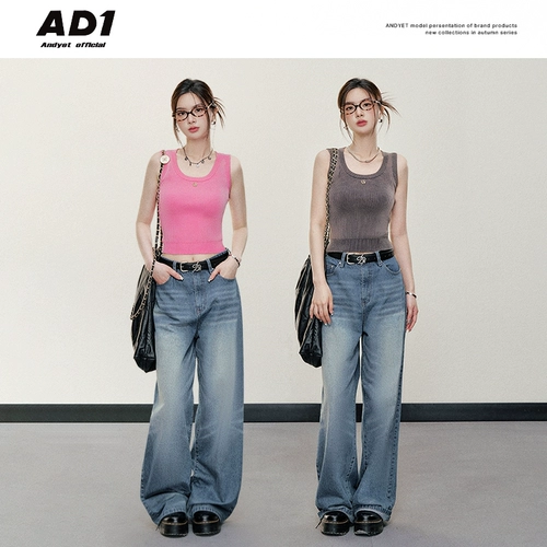 Оригинальная трикотажная короткая приталенная майка топ без рукавов, ретро футболка