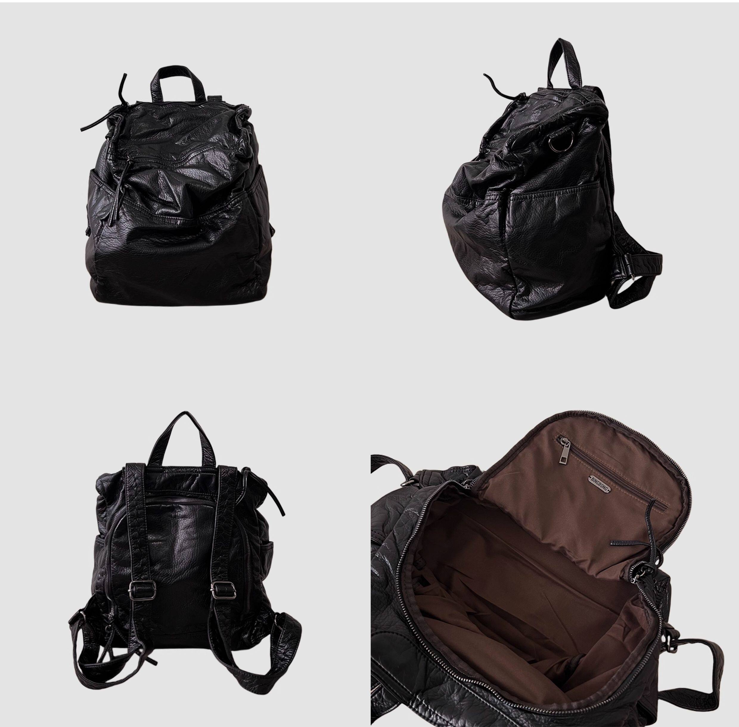 BINGBONG Nylon Crossbody Backpack