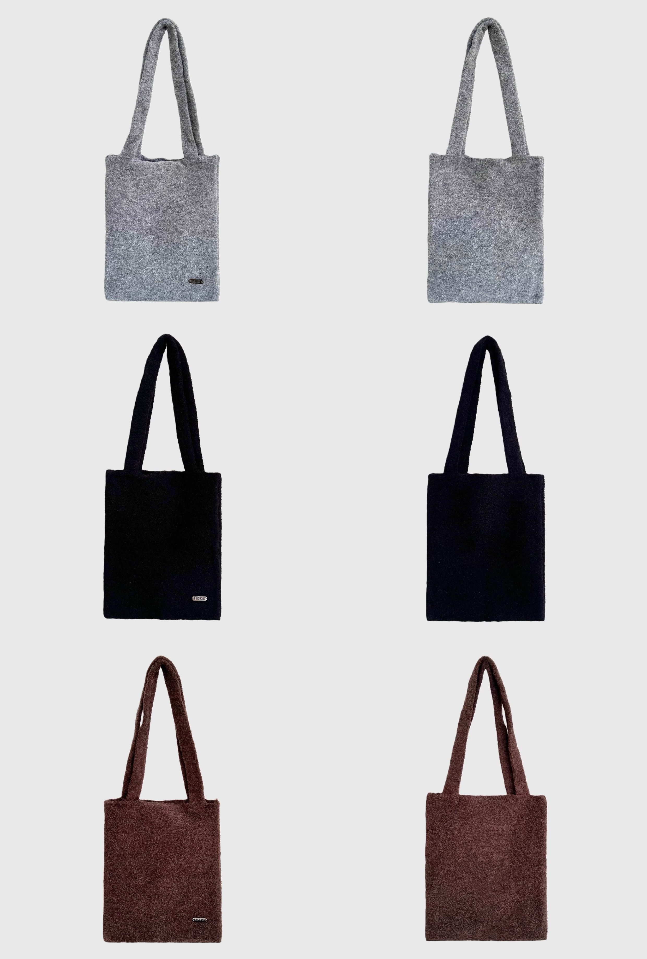 BINGBONG Open-Top Yarn Shoulder Bag