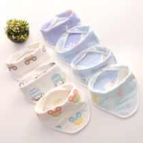 Saliva towel Baby cotton bib Spring and autumn and winter newborn headscarf Childrens scarf Saliva pocket baby triangle towel