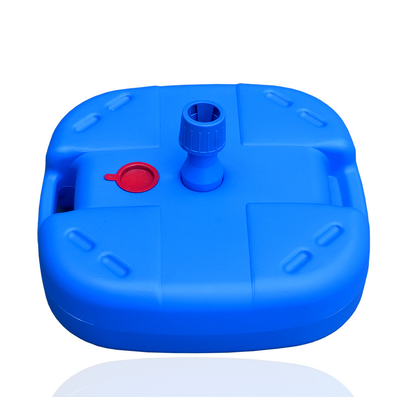 New thickened outdoor umbrella commercial stall umbrella courtyard sun umbrella advertising umbrella base plastic bucket umbrella seat