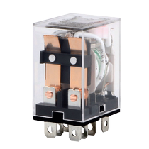 Temming small electromagnetic relay JQX-13F flat foot tip HH62P12V24VAC220V mask machine LY2