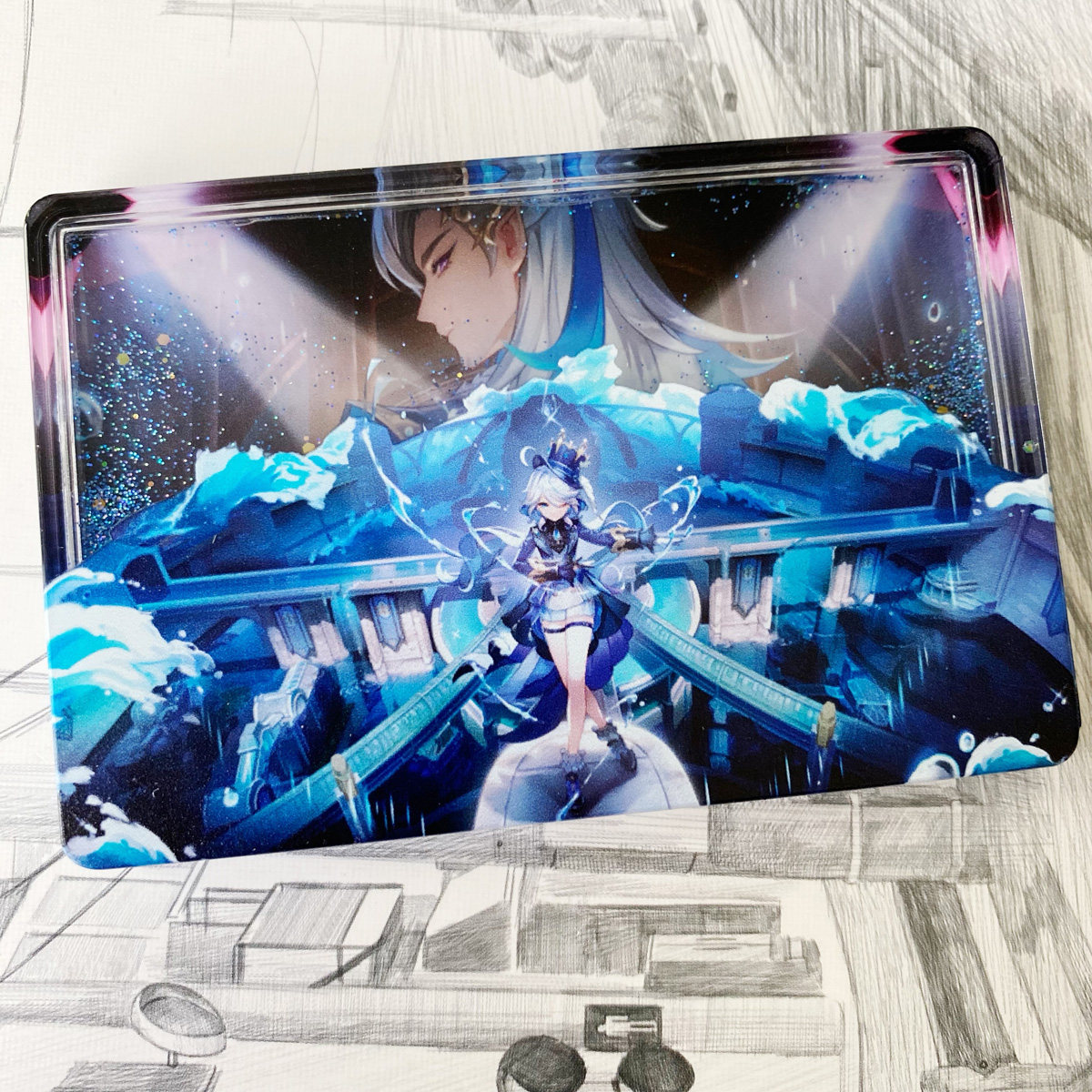 Anime Game Genshin Impact Furina de Fontaine Focalors Acrylic