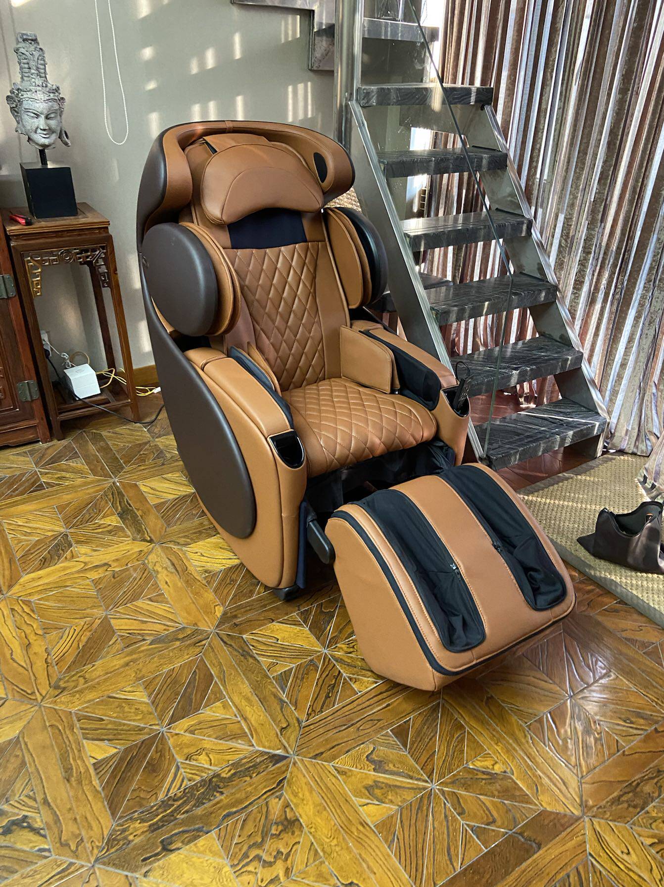 Guangdong OSIM Aosheng massage chair replacement leather renovation 808 818 838 thickened material door-to-door installation