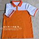 Summer pure cotton orange and white pure cotton school uniforms for middle and high school students short-sleeved T-shirts casual sports unisex style