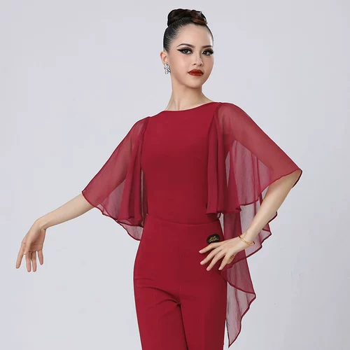 Приталенное танцующее боди, летняя спортивная одежда