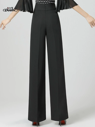 Danbao Luo High -танцевальные брюки Love Dance Girl Bants Drill Новая весна и осенняя бренда национальные стандартные танцевальные брюки латинские тренировочные брюки