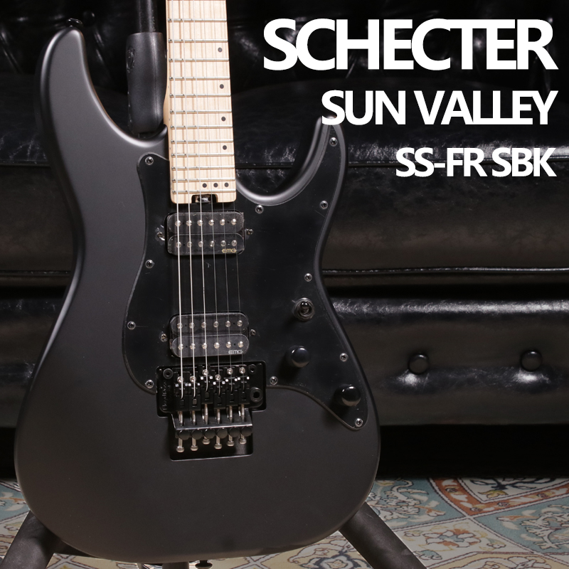 Selling time Schecter SUN VALLEY SS-FR SBK Scott large double shake electric guitar guitar