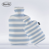 Posel water injection type water-filled hot water bag combination filling water large warm water bag small Nordic wind warm handbag