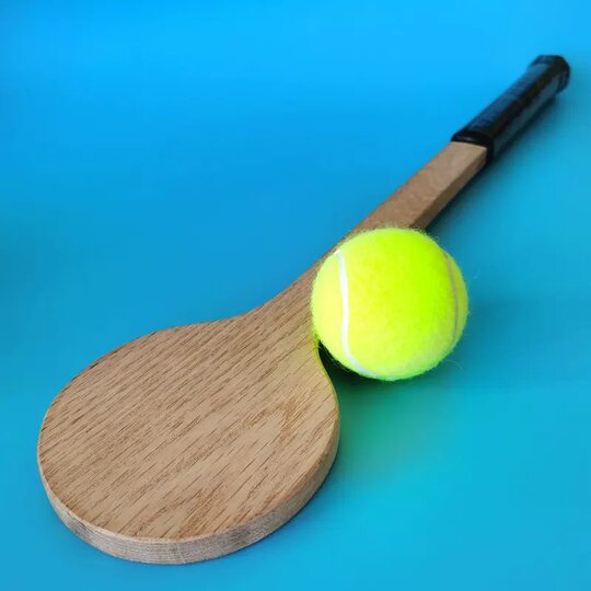Chuic Chenghui Chuang Dessert Tennis Racket Professional Training Wooden Small Spoon Racket Full Carbon Fiber Small Magic Racket Small Wooden Racket