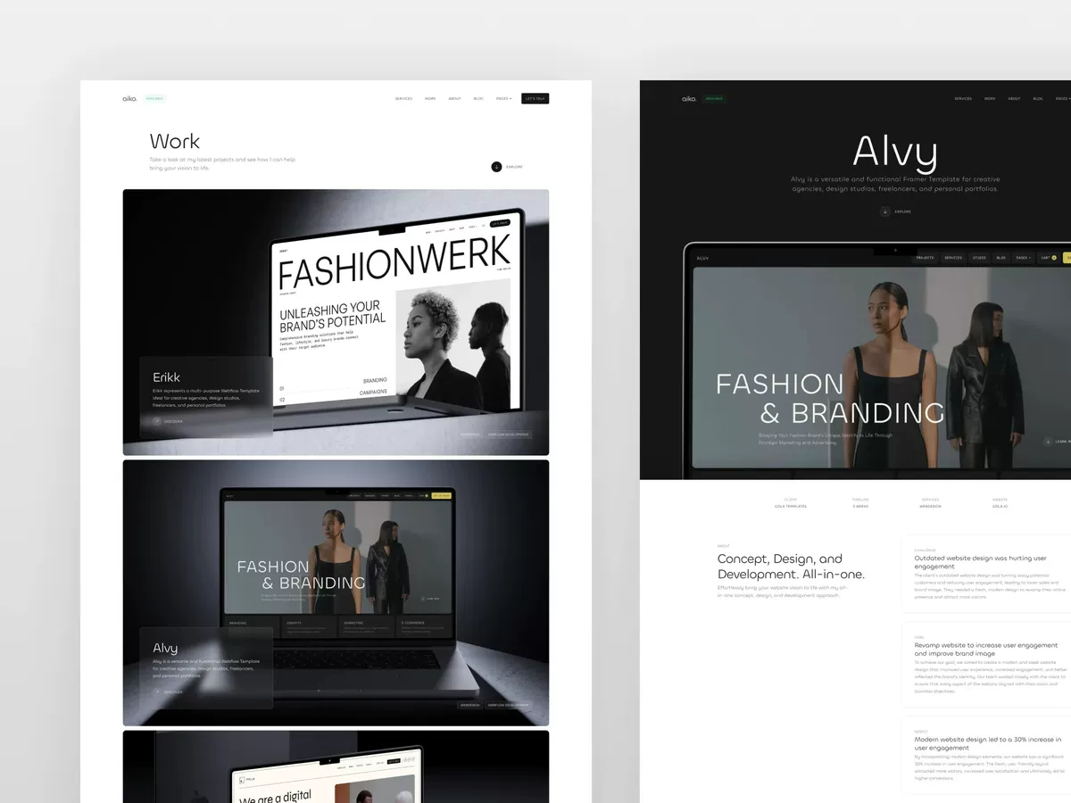 Framer中文网免费组件模板、Framer组件、Framer模板、Framer教程、Framer汉化