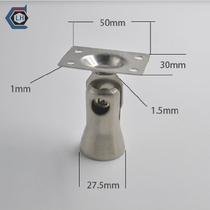 304 stainless steel stair column handrail accessories movable shaking head arc bracket flat bracket support frame movable joint