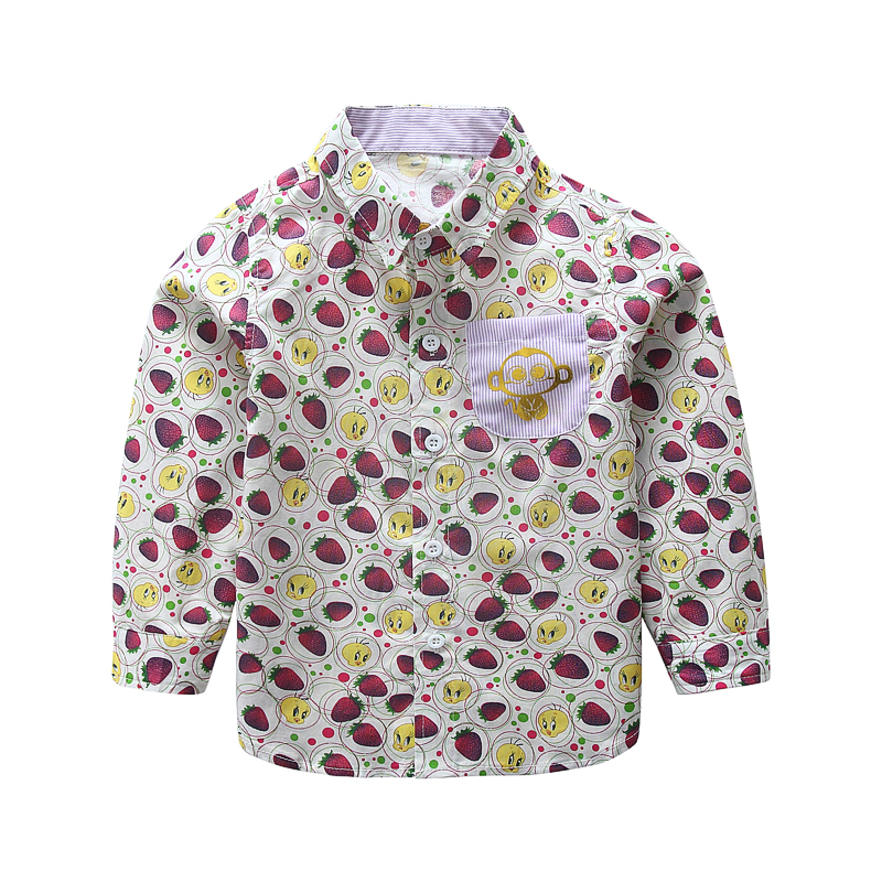 Chemise garcon à manche longue - Ref 2078981 Image 8