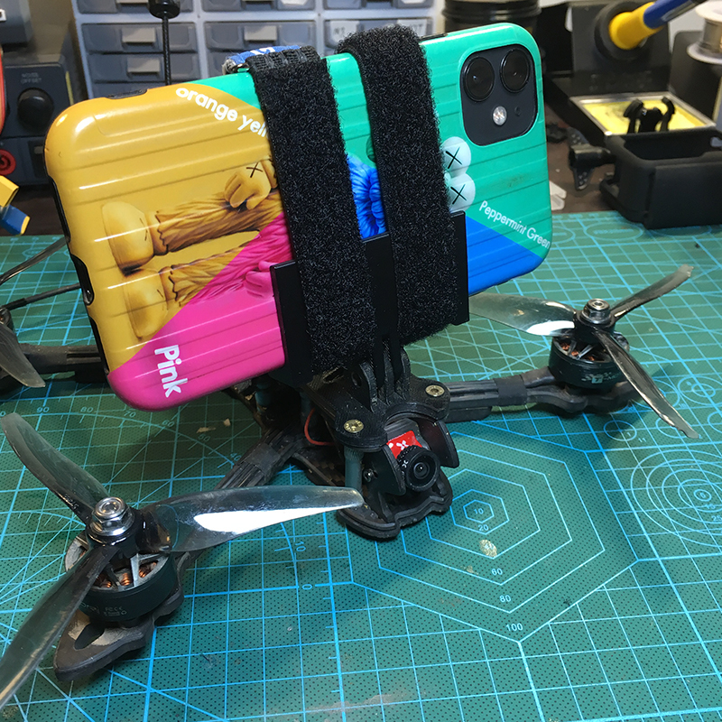Drone Phone Holder Fpv Phone Mount Universal Phone Cage Hanging Phone Drone Fpv Printed Parts