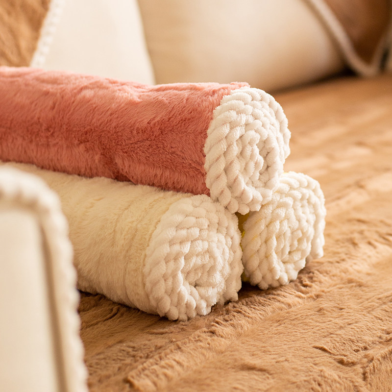 Winter plush sofa cushion thickened Four Seasons universal Nordic minimalist modern non-slip sofa cushion cover towels set to do