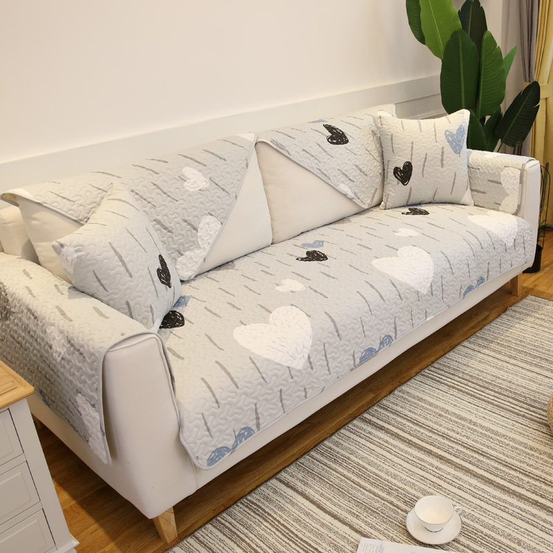 Nordic Sofa Mat Cloth Art Pure Cotton Minima Modern Sofa Sleeve Combined Sofa Towels All Season Universal Full Cover can be set