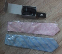 Two brand new old-style ties GXG brand new narrow side tie three pass real shoot collection R 183