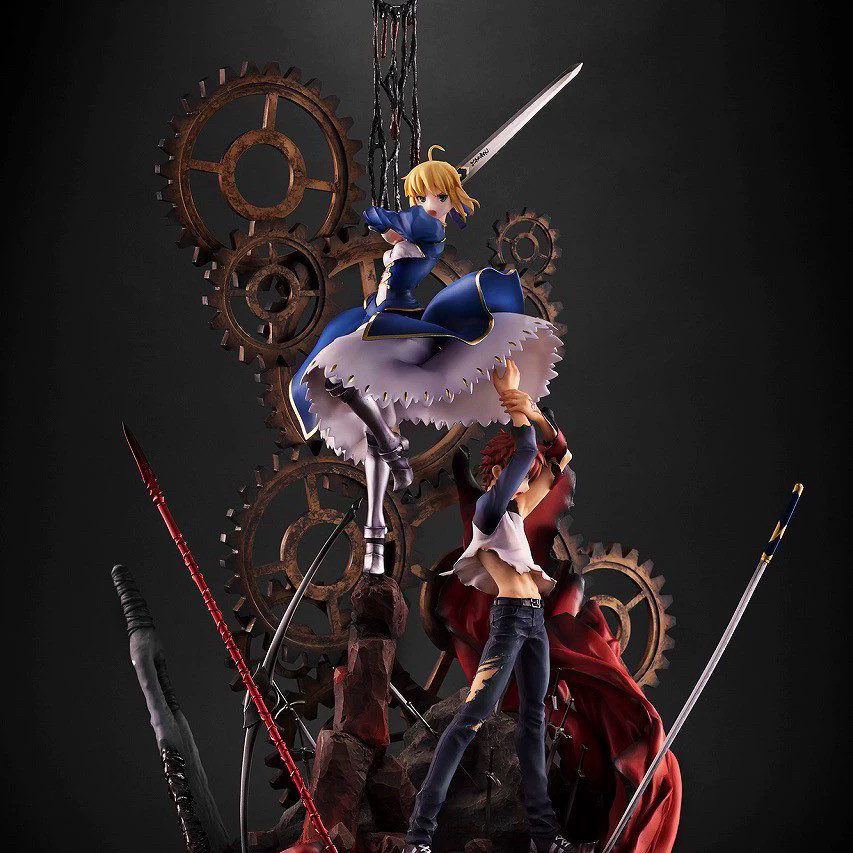 ANIPLEX Fate/stay night FGO Saber &Emiya Shirou 15th Anniversary