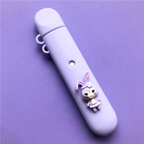 RELX fourth generation protective case Yue engraved infinite Star Delu Duffy Bear cartoon cute cigarette rod silicone case leather case soft shell