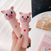 RELX Yueke generation four generations cartoon lanyard silicone leather case Cigarette rod soft rubber protective case Yueke cute expression pig