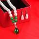 Synthetic pearl necklace for women to give to their mother, Korean version, simple, middle-aged and elderly mother's day clavicle necklace, versatile and color-preserving