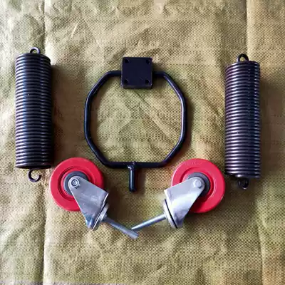 Pneumatic wrench bracket accessories Spring small universal wheel fixing frame 32 cm large wheel Pneumatic wrench crane Auto repair tool