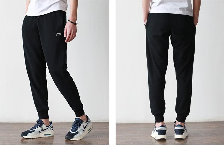 Mùa hè phần mỏng Li Ning bó sát của nam giới beamed cotton quần âu chân đóng cửa chạy quần harem quần quần gym