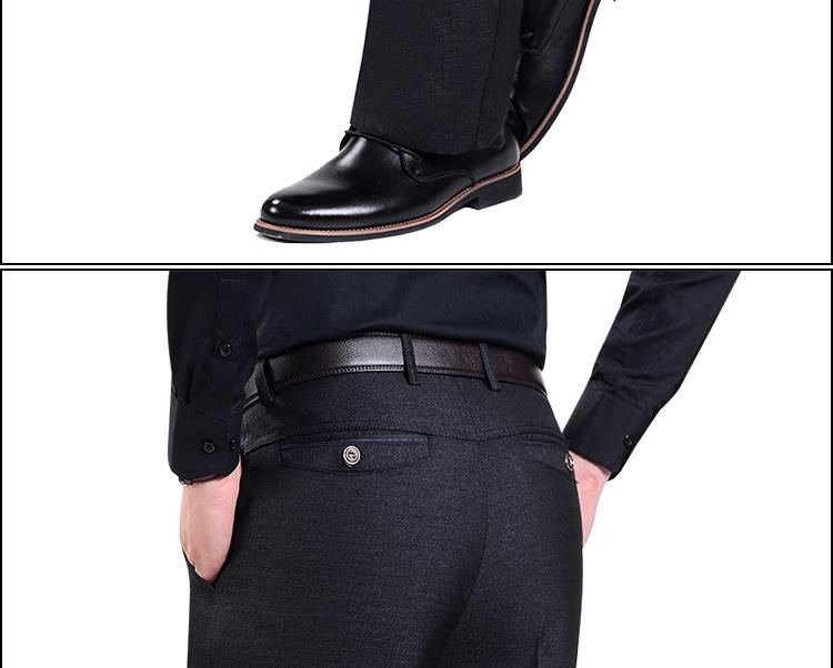 Bố cộng với quần nhung dày mùa thu và mùa đông quần nam trung niên quần nam trung niên quần âu quần jean nam cao cấp