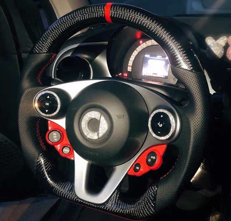 Mercedes-Benz smart Babos shift paddles steering wheel