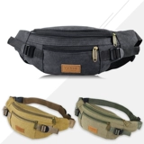 Мужская износостойкая поясная сумка, тканевая универсальная вместительная и большая нагрудная сумка, спортивная сумка через плечо