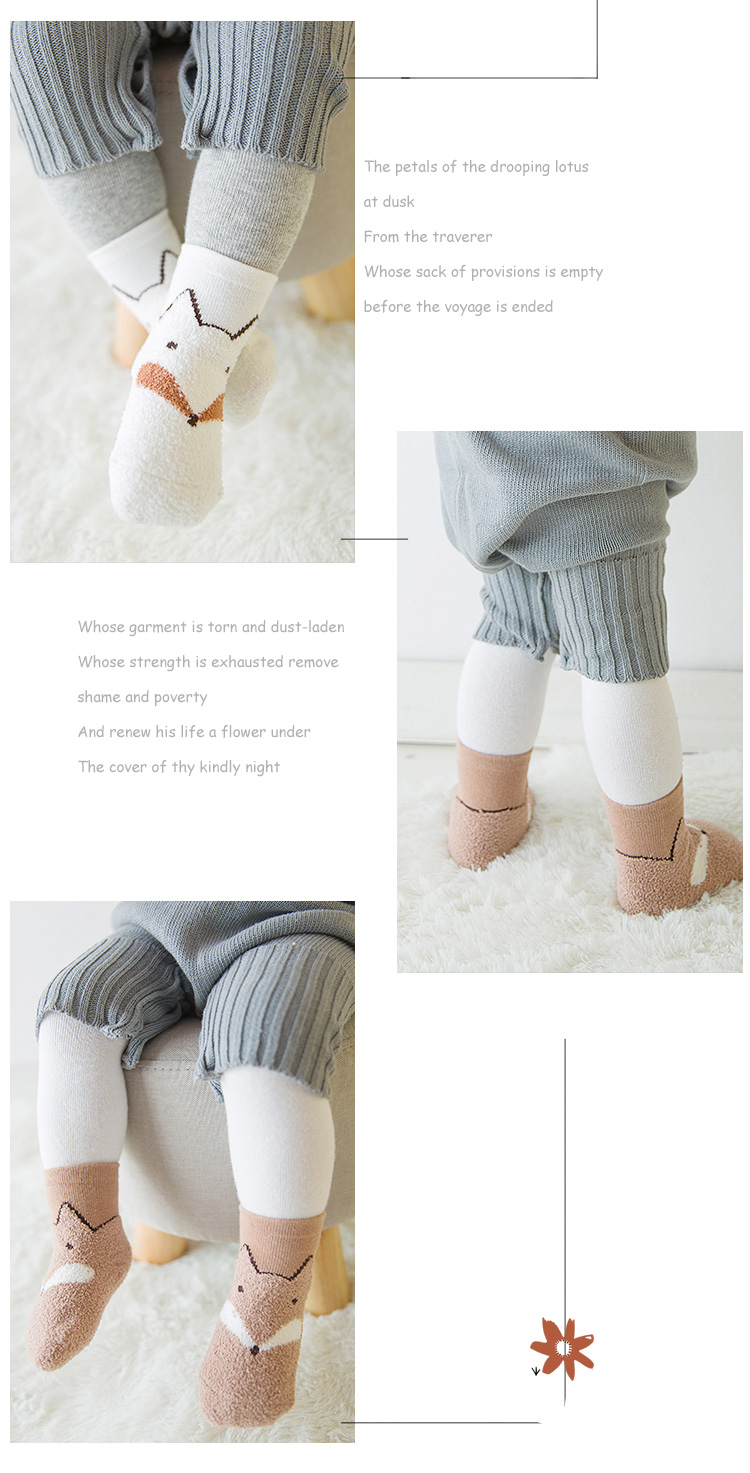 Vớ nhung mùa thu và san hô nhung cho bé sơ sinh 0-3-6-12 tháng tất dài cho bé gái