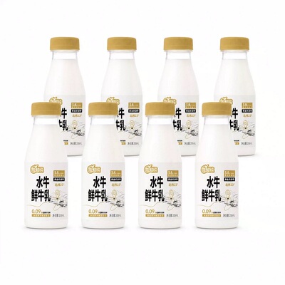 8瓶广西每鲜纯水牛奶鲜奶天然甜