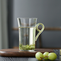 Grammer Tea Ware Dazzling Hyatt Cup Day Style Water Cup Home Green Tea Cup High Boron Silicon Heat Resistant Glass Office Cup With