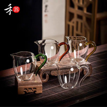 Taiwan Wo Ware Crystal Color TEA SEA JUSTICE CUP TRANSPARENT HEAT RESISTANT HIGH BORON SILICON GLASS UNIFORM CUP SIZE NUMBER ONE TEA MAKER