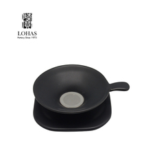 Taiwan Lubao tea set Impression tea filter Ceramic tea leak filter Tea set Simple fashion creative tea partition household set