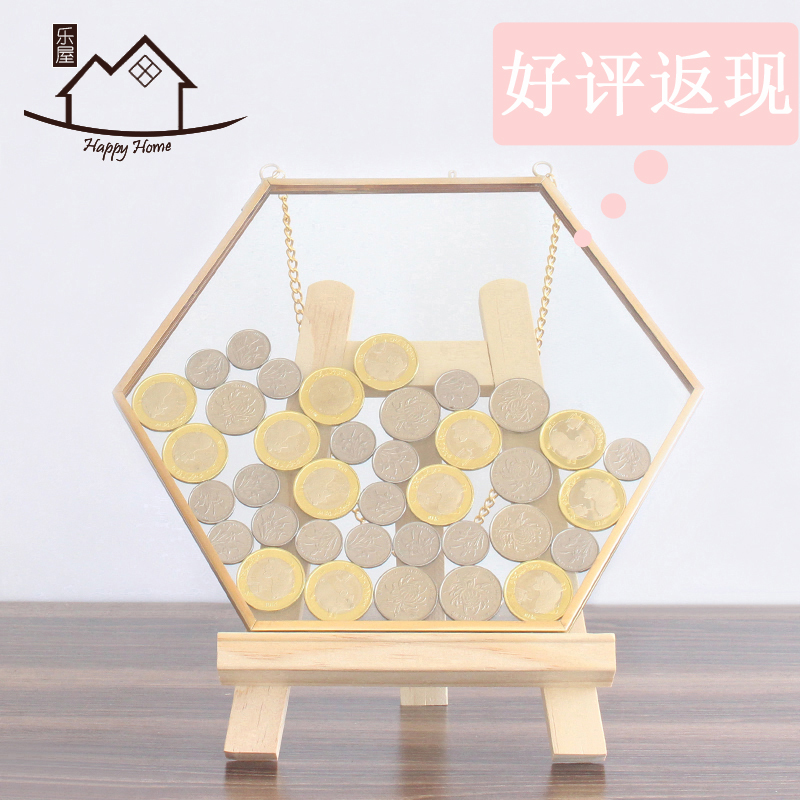 Round Coin Display Frame, New House Soft Decoration, Modern Home Furnishings, Entrance Decoration, Opening Gift, Coin Collection