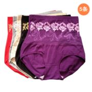 5 đóng gói đồ lót lưng cao quần vải Bà Lycra bông bụng bông tam giác đầu sau sự ra đời của thang máy bụng hông ấm cung điện.