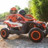 Большой электрический внедорожный электромобиль на четырех колесах, детский транспорт с сидением, детская игрушка, радиоуправляемая машина