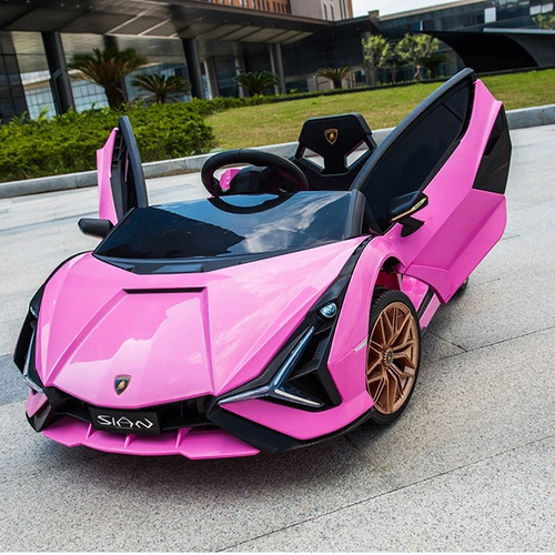 Lamborghini, электрический электромобиль на четырех колесах, детский транспорт с сидением подходит для мужчин и женщин для девочек, детская игрушка, дистанционное управление, популярно в интернете