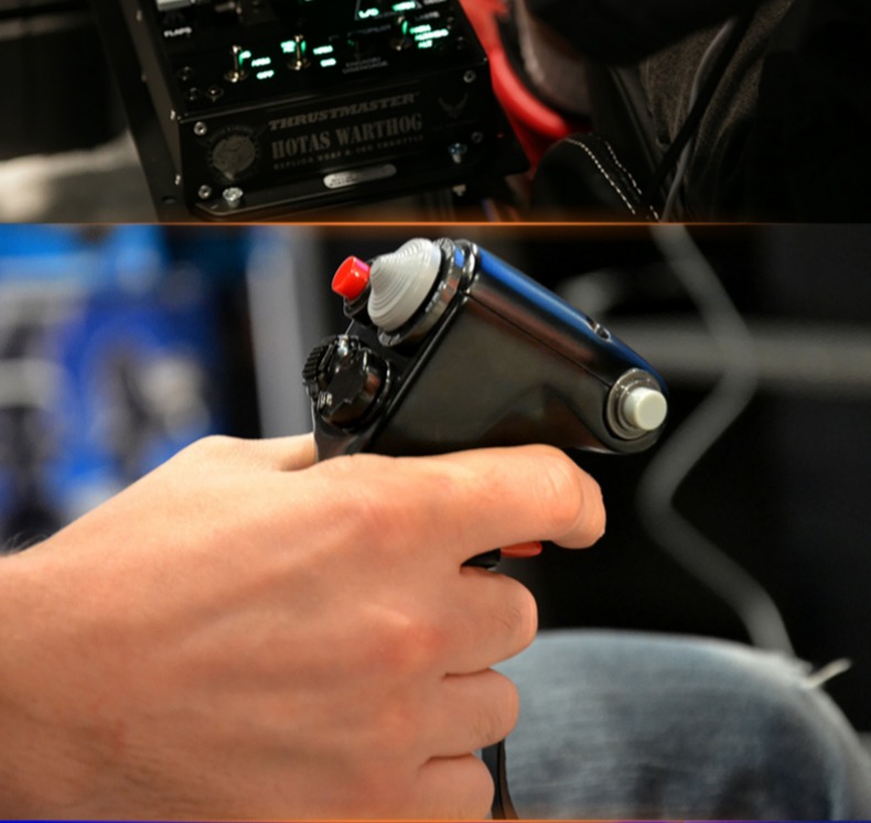 Thrustmaster Tumart A10C máy bay chiến đấu mô phỏng trò chơi cần điều khiển máy bay lever tay đòn lợn - Cần điều khiển tay cầm chơi game điện thoại