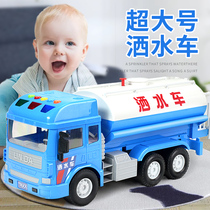Super Resistant Fall Water Jet Music Sprinklers Toys Children Inertial Engineering Car Baby Will Sprinkle Car Boy