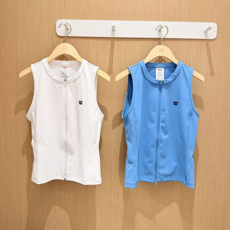 Wilson 26 Summer New Women's Moisture-Wicking Quick-Drying Cool Breathable Tennis Tank Top Sports T-Shirt We00260 Wilson 26 Summer New Women's Moisture-Wicking Quick-Drying Cool Breathable Tennis Tank Top Sports T-Shirt We00260