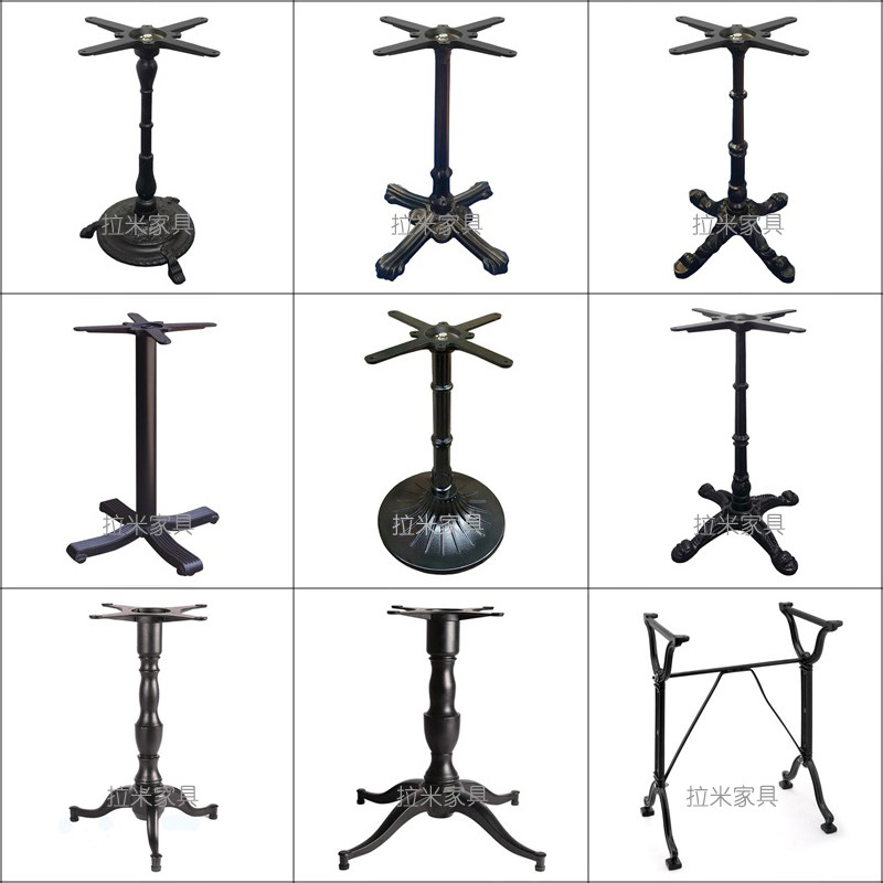 Eurostyle classical table footed cross tea table footed metal large plate bracket bar with tiger claw iron art table legs H069