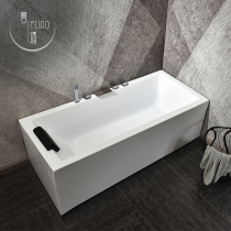 Twilight with acrylic integrated bathtub 1 4m-1 7 m home toilet adult bath with small family-shaped couple tub