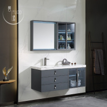 Modern Simplicity Joins Wind Wall-mounted wall Bath Cabinet Portfolio Designer Recommend Toilet Solid Wood Washstand 9703