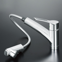 Japanese original imported KVK kitchen tap can draw KM5021TEC single-hole tap shower foam water