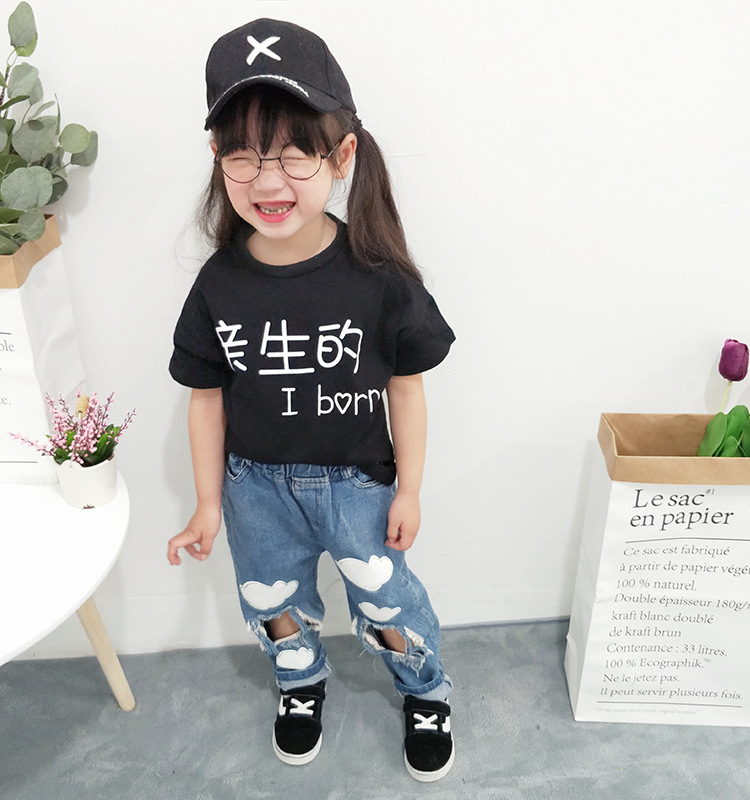 2018 mùa hè trẻ em mới của mẫu giáo ngắn tay gia đình của T-Shirt spoof sóc cha mẹ và con cá tính T-Shirt