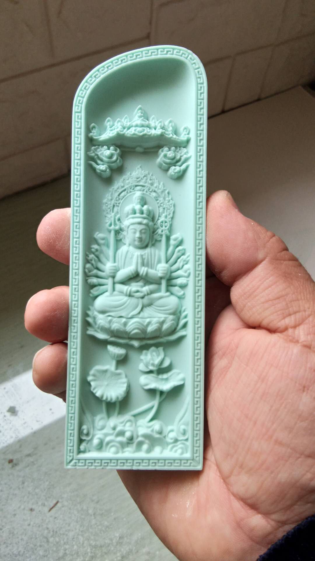 Tower - building Gong De Tibet Mould Number 283 thousand hands audio rubbing mold