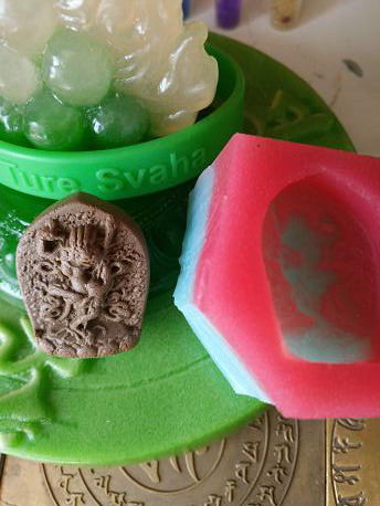 Pagoda Gongde Tibetan Mould No. 157 Lion Face Dakini Small Wipe Mould